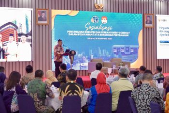 Wamen Ossy: Kolaborasi ATR/BPN dengan KPK tingkatkan kualitas layanan pertanahan