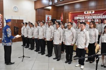 Pengurus LPPD Kapuas periode 2024-29 resmi dikukuhkan