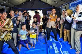 Dinsos berikan layanan psikososial anak-anak korban kebakaran Palmerah