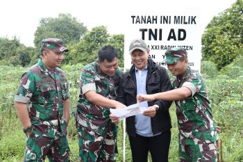 Batalyon Pertanian dan Pembangunan TNI AD akan dibangun di Lampung Timur