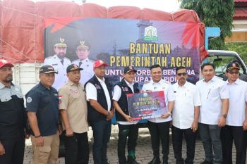 Pemerintah Aceh salurkan logistik bencana ke Kabupaten Pidie