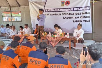Pemkab Kudus gelar latihan gabungan untuk relawan destana