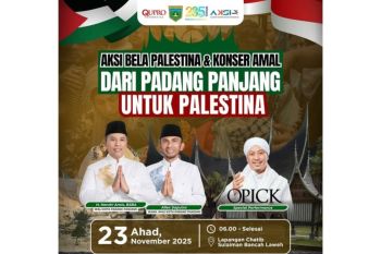 Pemkot Padang Panjang gelar konser amal untuk Palestinabersama Opick