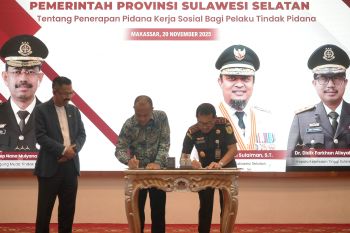 Kejati bersama Pemprov Sulsel sepakat terapkan pidana kerja sosial