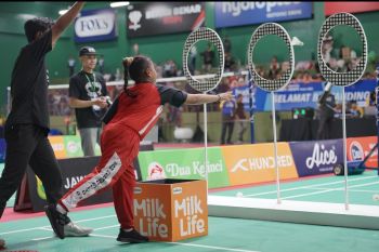 510 siswa SD di Semarang ikuti Festival SenengMinton 2025