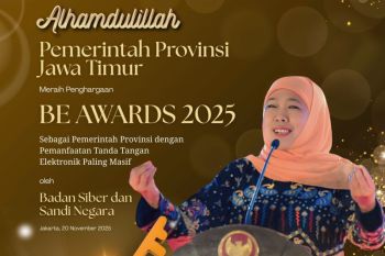 Khofifah tegaskan Jatim pionir penerapan teknologi informasi