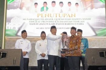 Kafilah Murung Raya raih juara umum III MTQH Kalteng