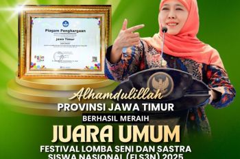 Provinsi Jawa Timur raih juara umum FLS3N 2025