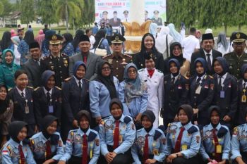 Dharmasraya gelar upacara peringatan hari pahlawan dan hari kesehatan nasional 2025