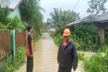 110 rumah di Langsa terendam banjir kiriman dari lahan sawit PTPN
