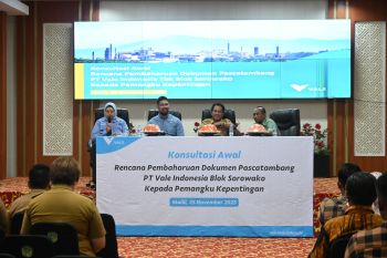 PT Vale libatkan Pemda perbarui dokumen pascatambang Sorowako
