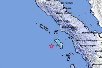 Gempa dangkal guncang Nias Barat Kamis pagi, tak berpotensi tsunami