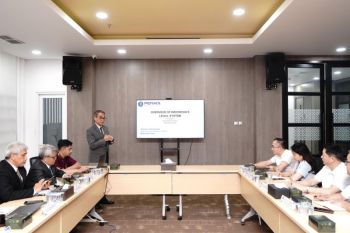 Peradi terima audiensi Pengadilan Tinggi China bahas mediasi hukum