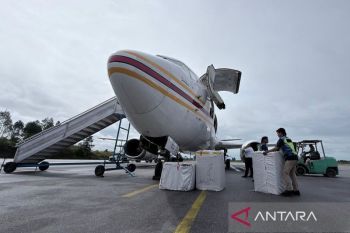 Kemensos terbangkan langsung obat-dapur umum ke Aceh, Sumut, Sumbar