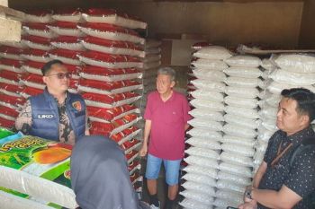 Polda Lampung inspeksi pasar tradisional pastikan harga beras sesuai HET