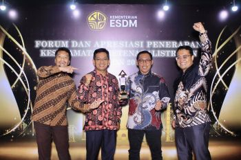 SLK tegaskan komitmen keselamatan operasional, Dianugerahi Apresiasi oleh Ditjen Gatrik