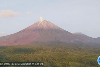 Status Gunung Semeru turun dari Awas menjadi Siaga