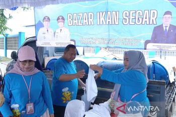 DKP Kalsel bagikan ratusan patin gratis pada pasar murah