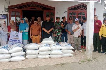 Pemkab Pasaman Barat salurkan bantuan 7,84 ton beras ke korban banjir