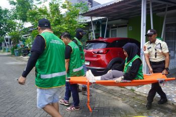 Waspada cuaca ekstrem, Kalla Land gelar simulasi penanganan banjir