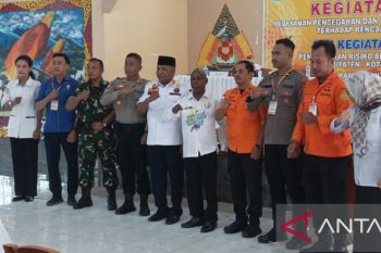 BPBD Biak Numfor menjalin koordinasi dengan TNI/Polri antisipasi bencana