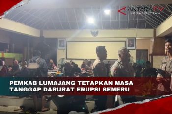 Pemkab Lumajang tetapkan masa tanggap darurat erupsi Semeru