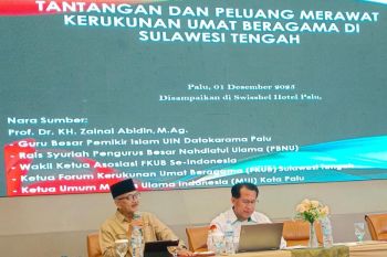 Kemenag-FKUB Sulteng libatkan pemuda sebagai agen perdamaian