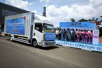 Polda Banten kirim bantuan kemanusiaan ke provinsi terdampak bencana