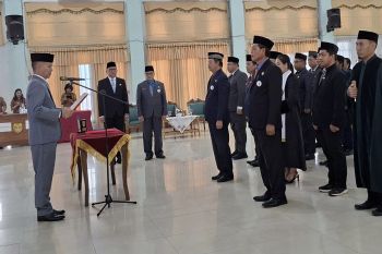 Bupati Gunung Mas lantik belasan pejabat eselon II, berikut daftarnya