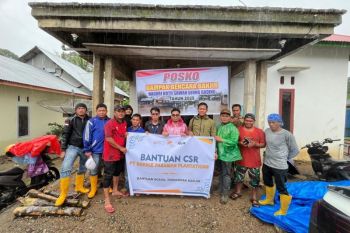 Peduli bencana alam, PT BPP serahkan bantuan sembako ke warga terdampak di delapan kejorongan