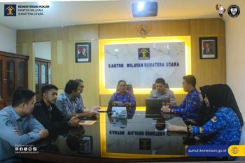 Ditjen AHU koordinasi Kemenkum Sumut tingkatkan kualitas administrasi hukum