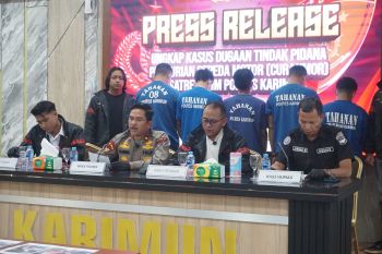 Polres Karimun tangkap komplotan pencuri sepeda motor