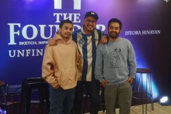 Pandji Pragiwaksono curhat Founder5 jeda, terlalu sibuk bikin film
