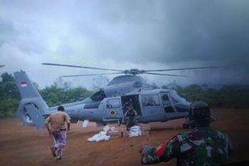 Dua helikopter antarkan bantuan logistik bencana ke Talamau Sumbar (Video)