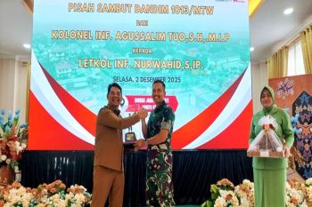 Shalahuddin berbagi kisah menuju kursi bupati saat pisah sambut Dandim Muara Teweh