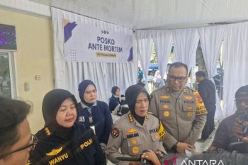 Tim DVI Polri  berjibaku identifikasi korban bencana Sumbar