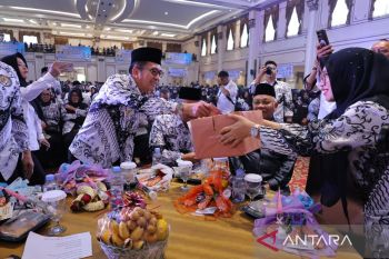 PGRI Palembang galang bantuan untuk korban banjir Sumatera