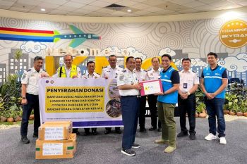 Ditjen Hubud berikan bantuan korban bencana di Aceh-Sumatera