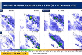 BMKG prakirakan Aceh masih berpotensi diguyur hujan ringan