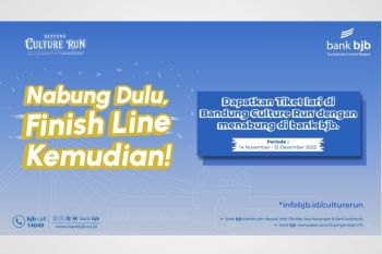 Nabung Dulu di Bank BJB, Finish Line Kemudian di Bandung Culture Run