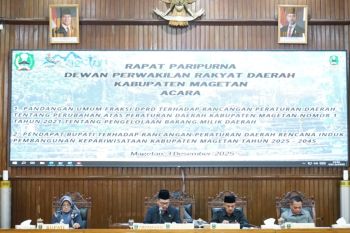 Pemkab-DPRD Magetan bahas Raperda Rencana Induk Pariwisata Daerah