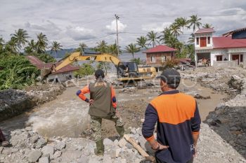 Penanganan bencana di Tanah Datar