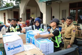 Kemenhub salurkan bantuan logistik bagi korban bencana di Sumatera