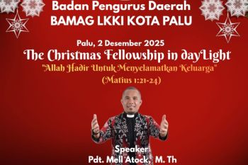 BAMAG LKKI Kota Palu rayakan Natal 2025, hadirkan 120 pemimpin Gereja dari berbagai denominasi