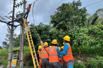 Pemulihan listrik di Sumatera Barat mencapai 99 persen