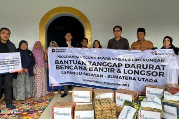 Askrindo salurkan bantuan untuk korban bencana Sumatera