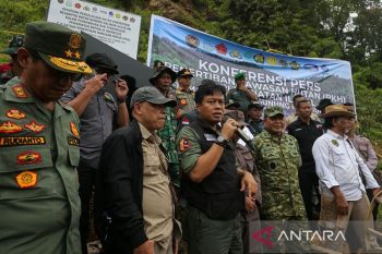 Kemenhut sebut kerugian kerusakan TNGHS capai Rp350 miliar
