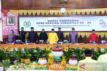 Gubernur refleksi 25 Tahun pembangunan Provinsi Gorontalo