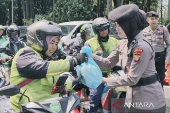Jumat Peduli, Polda Metro Jaya ajak ojol aktif jaga keamanan