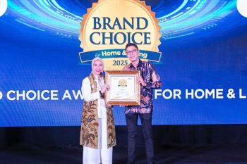 Water heater Modena raih "Brand Choice Award 2025"